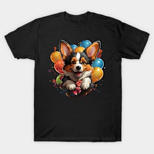 happy corgi T-Shirt